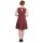 Banned Mini vestido retro - Tell The Story Bordeaux