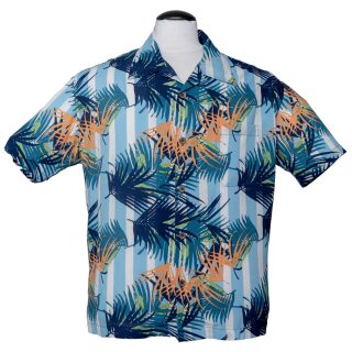 Steady Clothing Camisa hawaiana - Oasis Azul