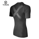 Sullen Clothing X Virus Kompressions Shirt - Posture Correct Schwarz