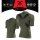 Sullen Clothing x Camisa de compresión de virus - Postura correcta de oliva