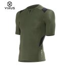 Sullen Clothing X Virus Compression Shirt - Posture Correct Olive L