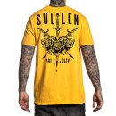 Sullen Clothing Tricko - 3 Swords Yellow