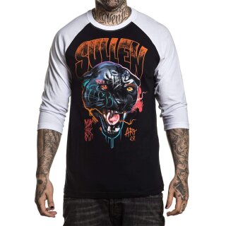 Sullen Clothing 3/4-Sleeve Raglan Shirt - Mashkow Panther M