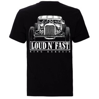 King Kerosin T-Shirt - Loud & Fast L