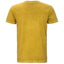 King Kerosin Dirtywash T-Shirt - Speed Devil Yellow