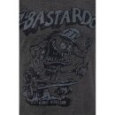 King Kerosin Dirtywash T-Shirt - El Bastardo Stahlgrau M