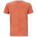 King Kerosin Dirtywash T-Shirt - Motorpsycho Orange M