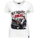 Queen Kerosin Camiseta - Mi ruta Mis reglas blancas