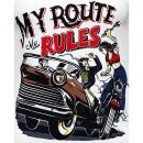 Queen Kerosin Camiseta - Mi ruta Mis reglas blancas