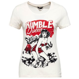 Queen Kerosin T-Shirt -  Rumble Queen Weiß