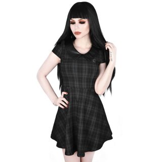 Killstar Mini šaty - Darklands Doll Tartan
