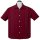 Chemise de Bowling Vintage Steady Clothing - The Otis Dark Red S