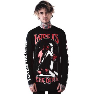 Killstar Langarm T-Shirt - Love Devil XS