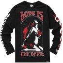 Killstar Langarm T-Shirt - Love Devil XL