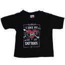 Rock Stock Baby / Kids Tricko - Dad And His Tattoos