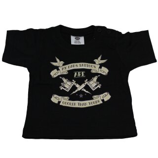 Rock Stock Camiseta para bebés y niños - Tatuajes de papá