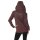 Veste à capuche femme Hyraw - Sweat à capuche logo rouge marron XL