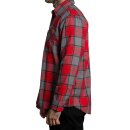 Sullen Clothing Camisa de franela - San Clemente Rojo-Gris