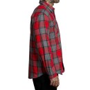 Sullen Clothing Camisa de franela - San Clemente Rojo-Gris