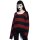 Killstar Knitted Sweater - Casey Blood Red XS