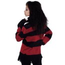 Killstar Unisex Knitted Sweater - Seven Blood Red L