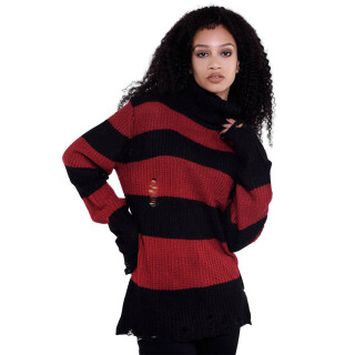 Killstar Unisex Knitted Sweater - Seven Blood Red XL