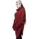 Killstar Knitted Sweater - Sweet Six Blood Red XL