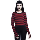 Killstar Long Sleeve Top - Stacy Blood Red XS/S