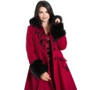 Hell Bunny Vintage Coat - Anderson Coat Red