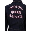 Queen Kerosin Workwear Kleid - Motor Service Dunkelblau