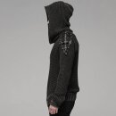 Punk Rave Knitted Sweater - Mad Hatter Rust