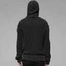 Punk Rave Knitted Sweater - Mad Hatter Rust