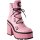 Killstar Platform Boots - Broom Rider Pink 37