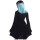 Mini robe en velours Killstar - Sous votre charme XS