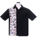 Steady Clothing Vintage Bowling Shirt - Dragstripe