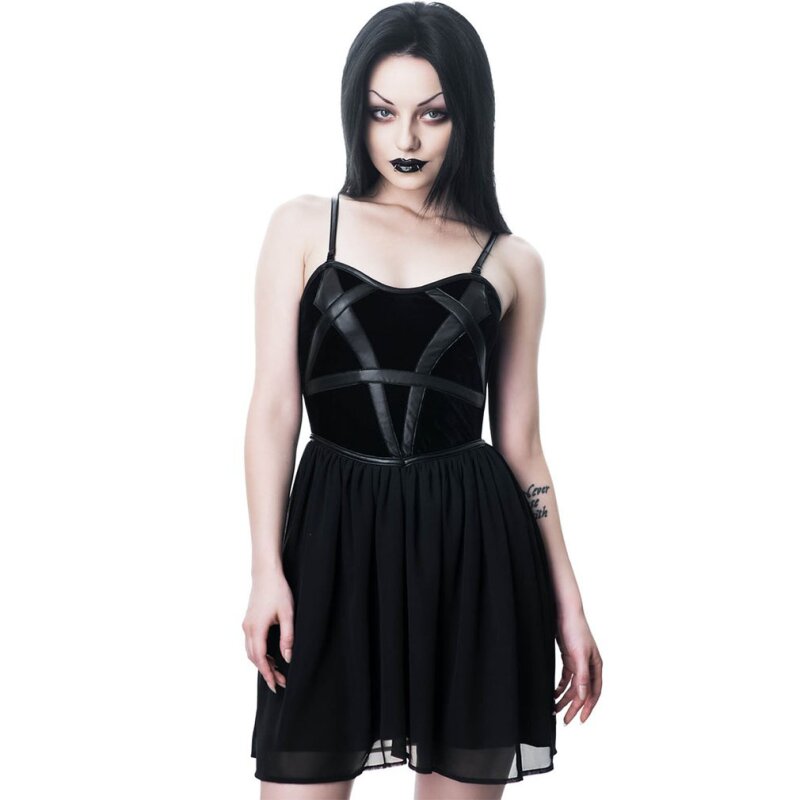 Killstar Gothic Mini Dress - Draconian