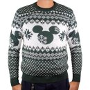 Pull en tricot Disney - Pull de Noël laid Mickey