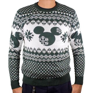 Pull en tricot Disney - Ugly Mickey Christmas Pull XXL