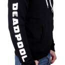 Deadpool Zip Hoodie - Metal 91 XXL