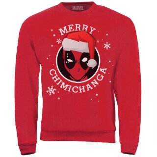 Deadpool Sweater - Merry Chimichanga XXL