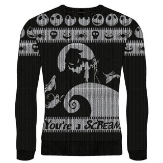 Nightmare Before Christmas Weihnachtspullover - Youre A Scream M