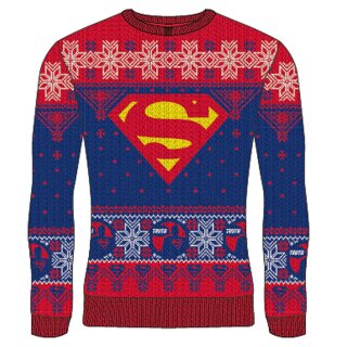 Superman Suéter de Navidad - Logotipo de la Verdad