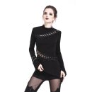 Dark In Love Long Sleeve Top - Lace Hollow S/M