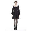 Dark In Love Mini Dress - Black Lady