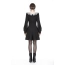 Dark In Love Mini Dress - Black Lady