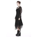 Dark In Love Hooded Lace Dress - Gothic Gorgeous S