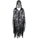 Dark In Love Hooded Lace Dress - Gothic Gorgeous S