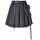 Dark In Love Pleated Mini Skirt - Black Casual L