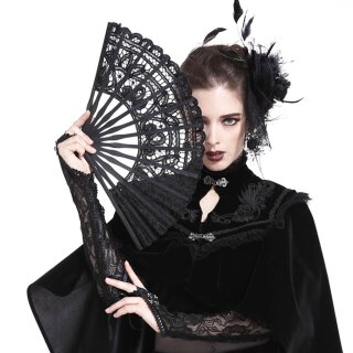 Dark In Love Fan - Black Lace