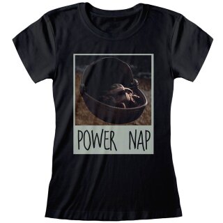 Star Wars: The Mandalorian Ladies T-Shirt -  The Power Nap S